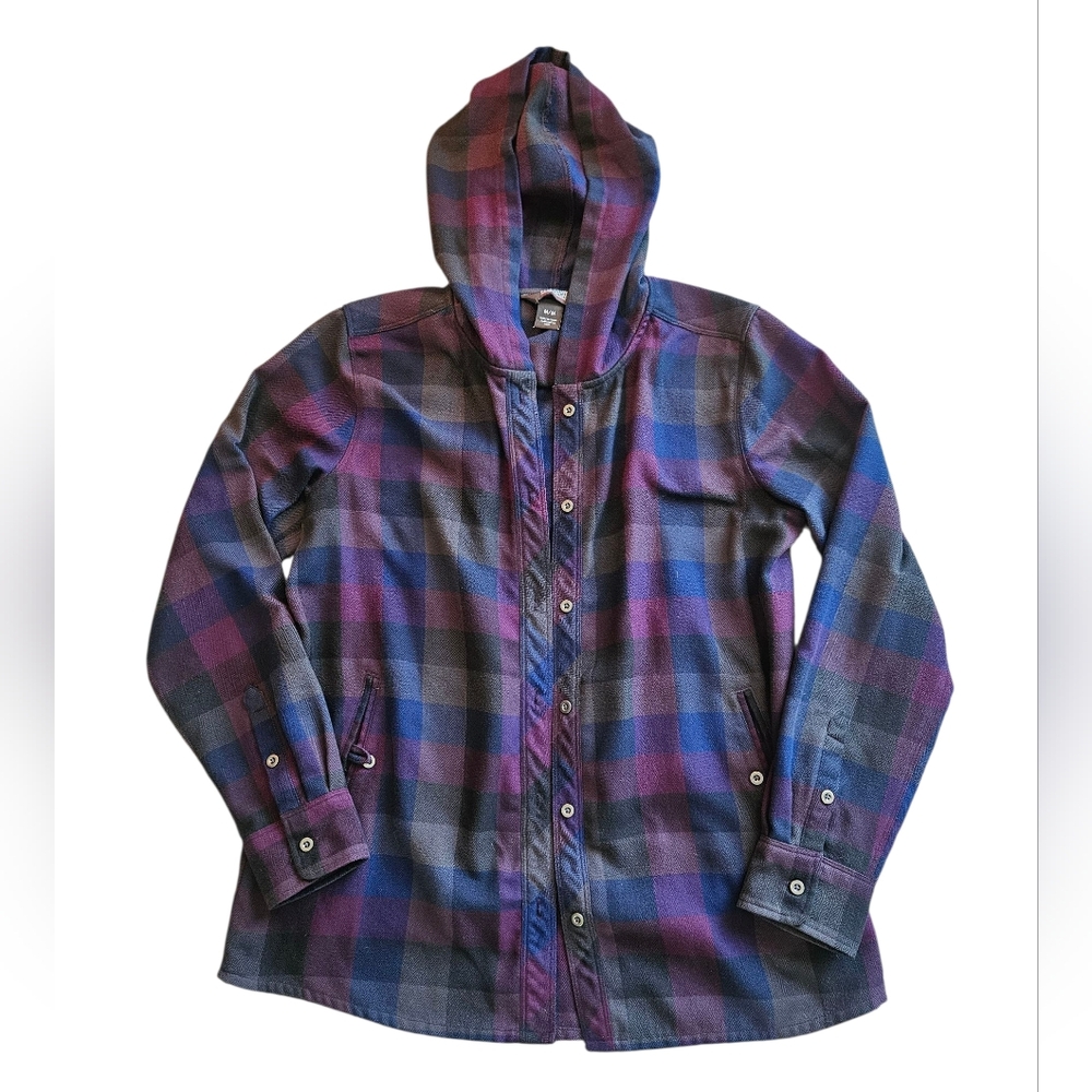 Outdoor Research Plaid Button Down Shirt Blue/Purple